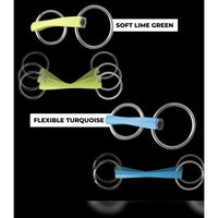 Metalab 3 - Ring Flexi Bit Tongboog 3ring, Beval, Kimblewick, RNF, Butterfly,... - Maddelin Equestrian Metalab