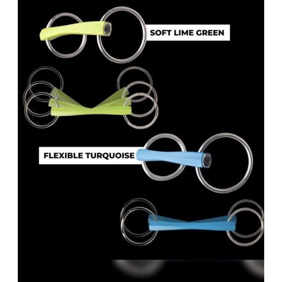 Metalab 3 - Ring Flexi Bit Tongboog 3ring, Beval, Kimblewick, RNF, Butterfly,... - Maddelin Equestrian Metalab