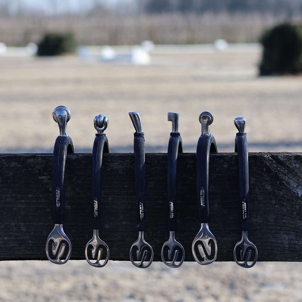 Metalab Hamersporen met rubber Sporen - Maddelin Equestrian Metalab