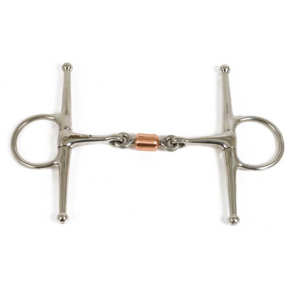 Metalab Kneveltrens Inox Met Koperen Rolletje Bus, D, Eggbutt,... - Maddelin Equestrian Metalab