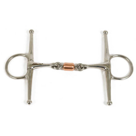 Metalab Kneveltrens Inox Met Koperen Rolletje Bus, D, Eggbutt,... - Maddelin Equestrian Metalab