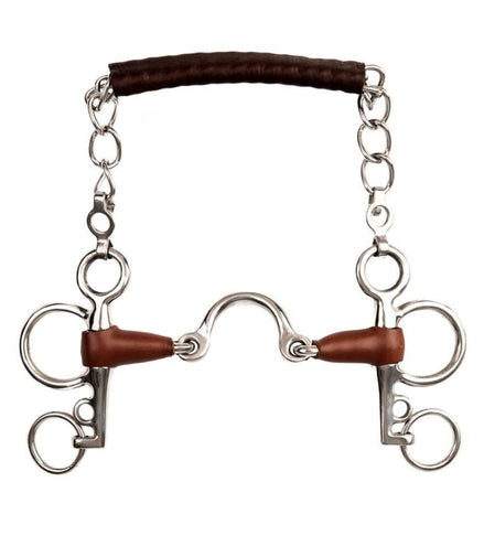 Metalab Pelham met tongpoort; korte hefboom Pelham - Maddelin Equestrian Metalab