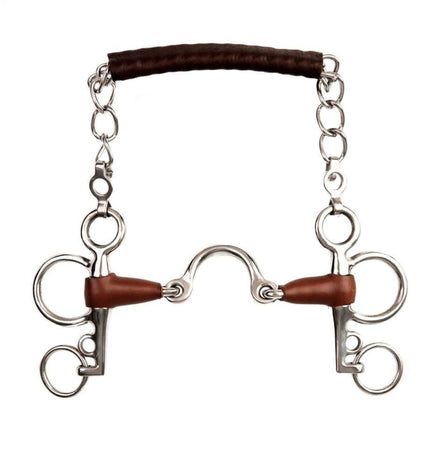 Metalab Pelham met tongpoort; korte hefboom Pelham - Maddelin Equestrian Metalab