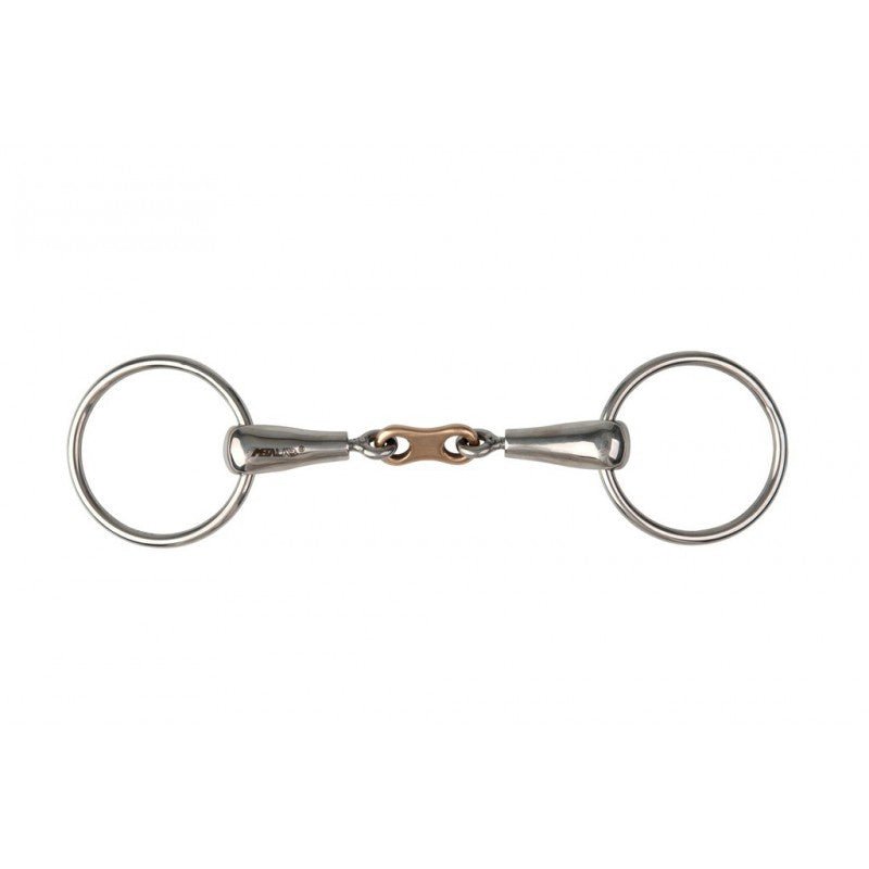 Metalab Pinchless Bristol Watertrens met Koper Tussenstuk 19mm Watertrens - Maddelin Equestrian Metalab
