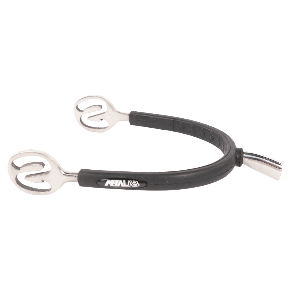 Metalab Prince of Wales sporen met rubber Sporen - Maddelin Equestrian Metalab