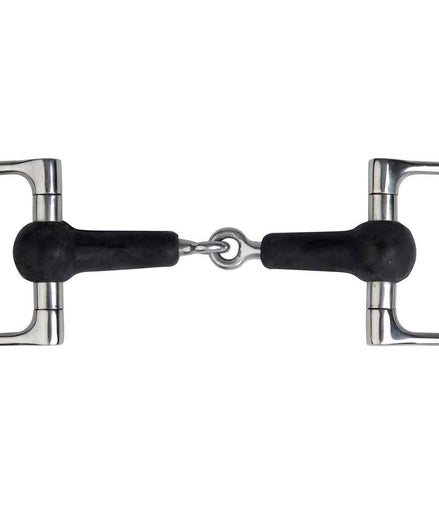 Metalab Verdun Bit Rubber Enkelgebroken Bus, D, Eggbutt,... - Maddelin Equestrian Metalab