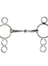 Metalab Verstelbaar 4 ringen bit 3ring, Beval, Kimblewick, RNF, Butterfly,... - Maddelin Equestrian Metalab