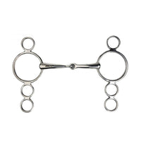 Metalab Verstelbaar 4 ringen bit 3ring, Beval, Kimblewick, RNF, Butterfly,... - Maddelin Equestrian Metalab