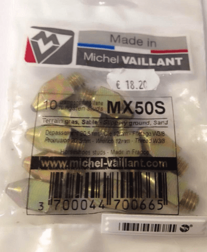 Michel Vaillant Tungsten Studs MX50S W3/8 10 Stuks Vijzen & toebehoren - Maddelin Equestrian Michel Vaillant