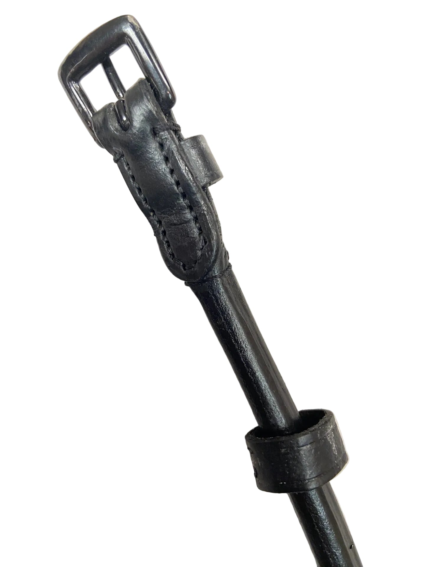 Mrs. Ros Keelriem Rondgenaaid Black Chrome Cob Toebehoren hoofdstellen - Maddelin Equestrian Mrs. Ros