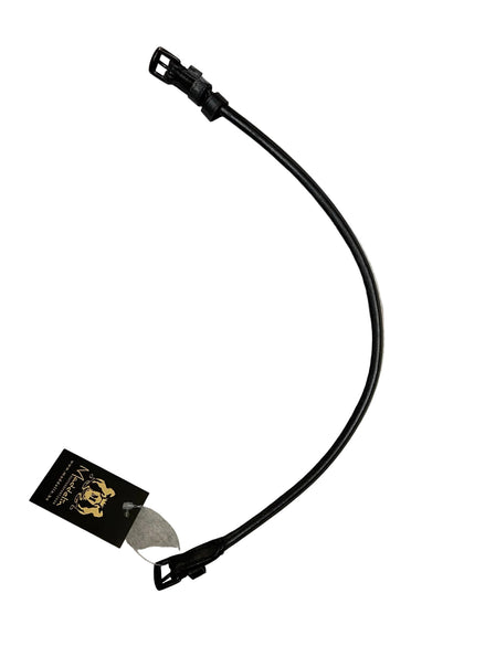 Mrs. Ros Keelriem Rondgenaaid Black Chrome Cob Toebehoren hoofdstellen - Maddelin Equestrian Mrs. Ros