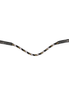 Mrs. Ros Stellux Browband Light Pink Black Gold Frontriemen - Maddelin Equestrian Mrs. Ros