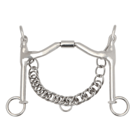 Myler Stang Low Wide Ported Barrel MB 15PB - 16mm - 7cm Dressuurstang - Maddelin Equestrian Myler Bits