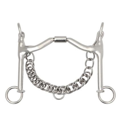 Myler Stang Low Wide Ported Barrel MB 15PB - 16mm - 7cm Dressuurstang - Maddelin Equestrian Myler Bits