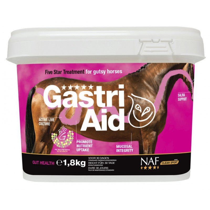 NAF Gastri Aid Voedingssupplementen - Maddelin Equestrian Naf
