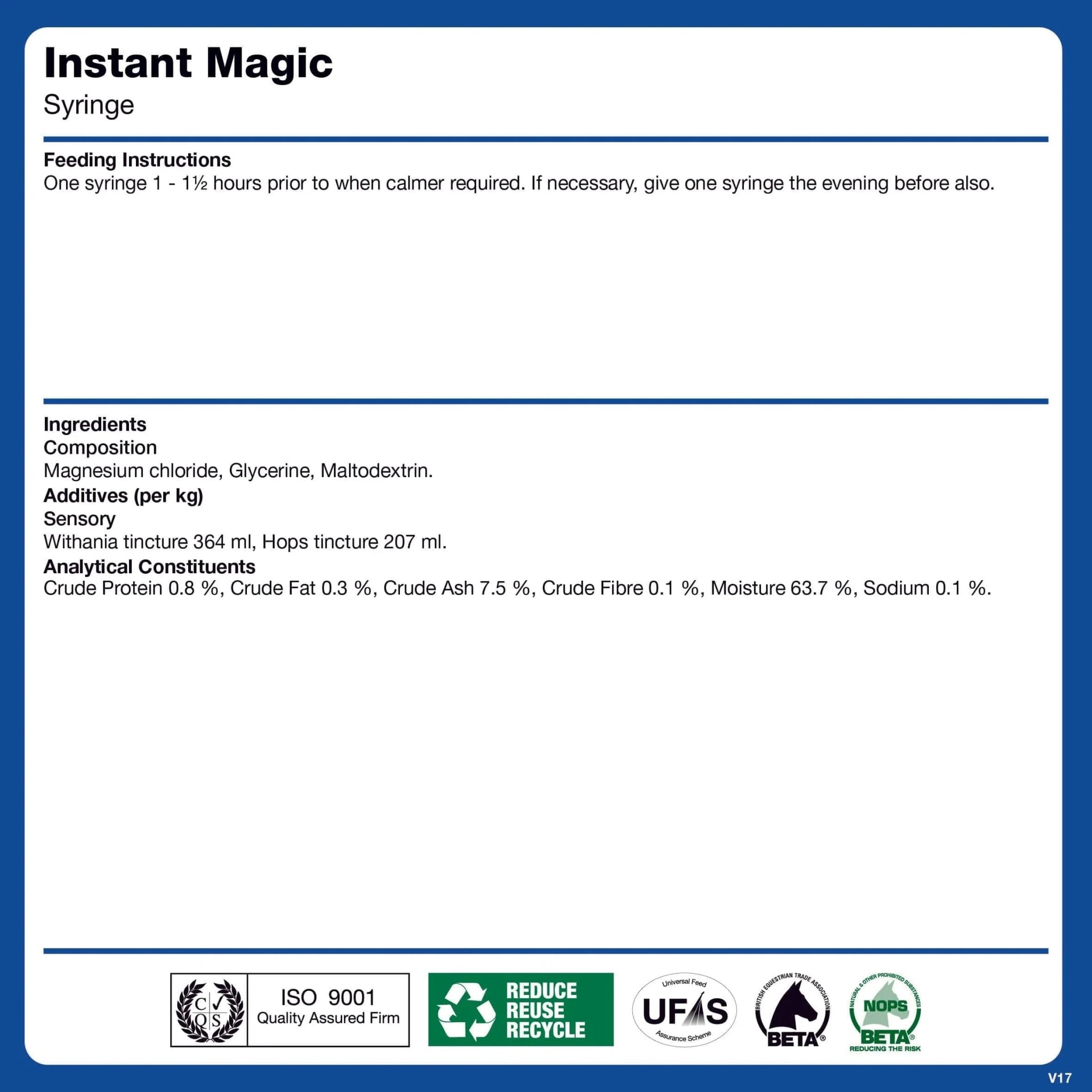 NAF Instant Magic 3PK (3X30ml) Voedingssupplementen - Maddelin Equestrian Naf