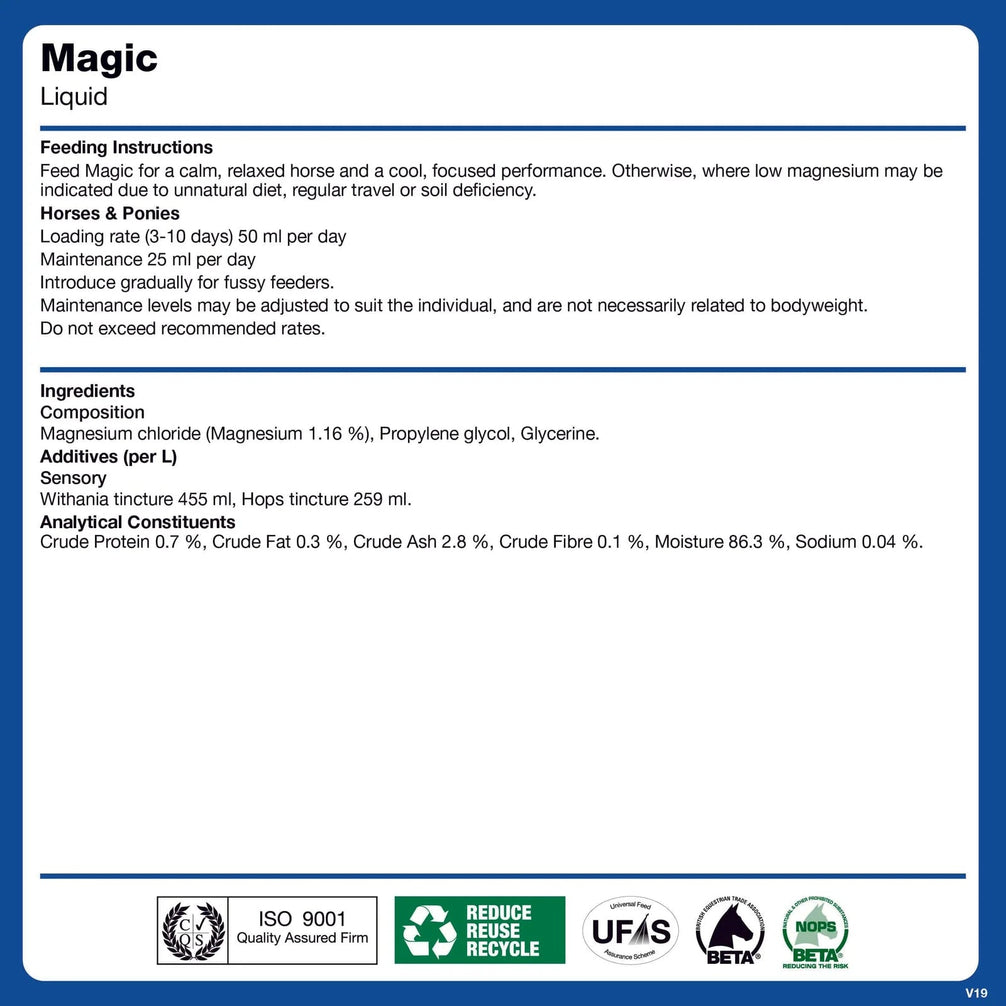 Naf Magic Liquid Voedingssupplementen - Maddelin Equestrian Naf