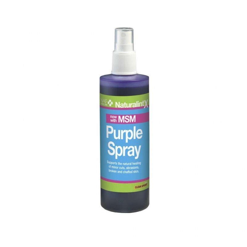 NAF NaturalintX Purple Spray met MSM 240ml Verzorgingsproducten - Maddelin Equestrian Naf
