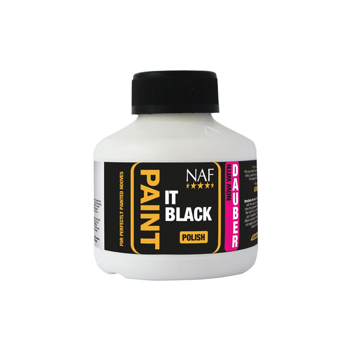 NAF Paint It Black Hoeflak 250ml Hoefverzorging - Maddelin Equestrian Naf