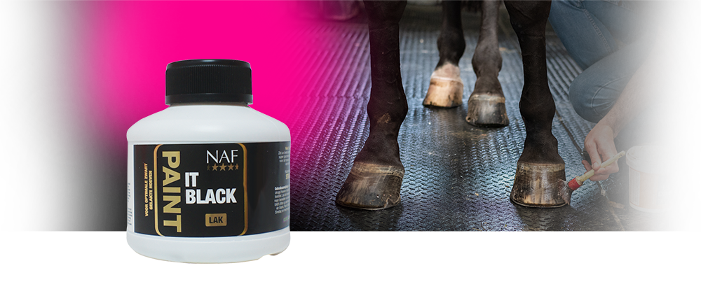NAF Paint It Black Hoeflak 250ml Hoefverzorging - Maddelin Equestrian Naf