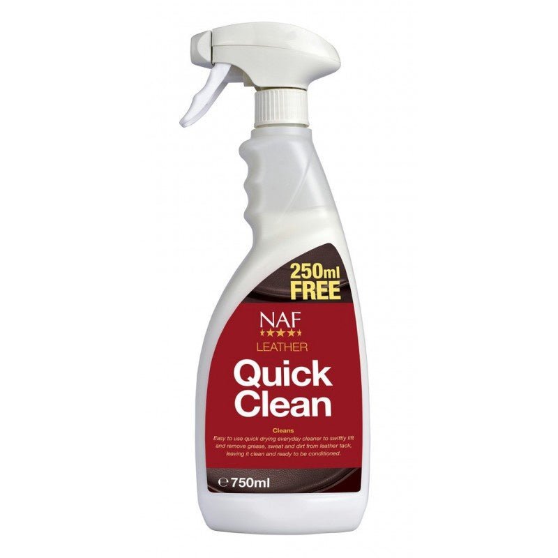 NAF Quick Clean Leather 750ml Lederonderhoud - Maddelin Equestrian Naf