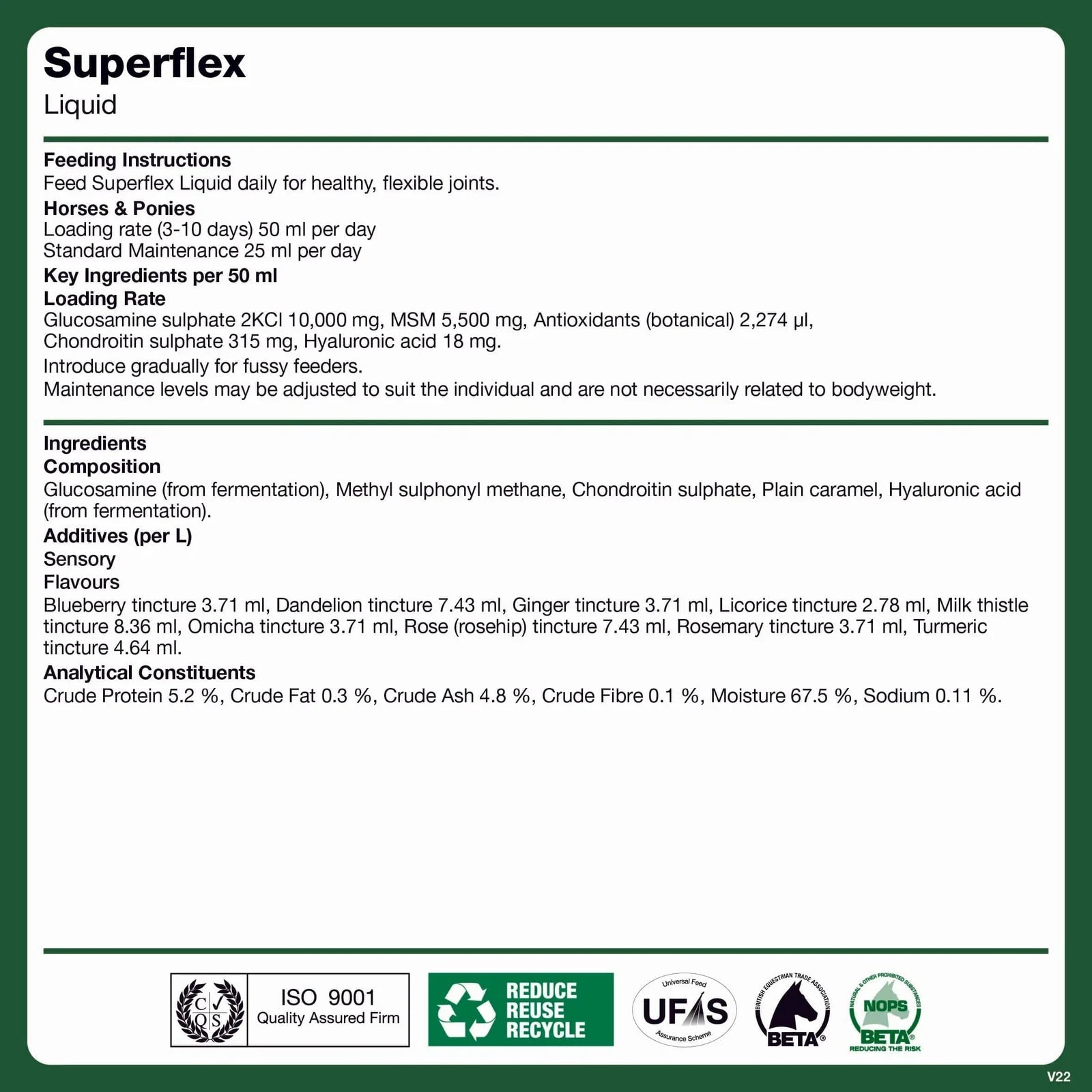 NAF Superflex Navulling 5L Voedingssupplementen - Maddelin Equestrian Naf