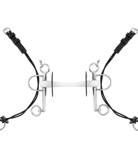 Nathe Gag Pelham 20mm Mullen Mouth Long Cheeks Ophaal, Curbgag,... - Maddelin Equestrian Nathe