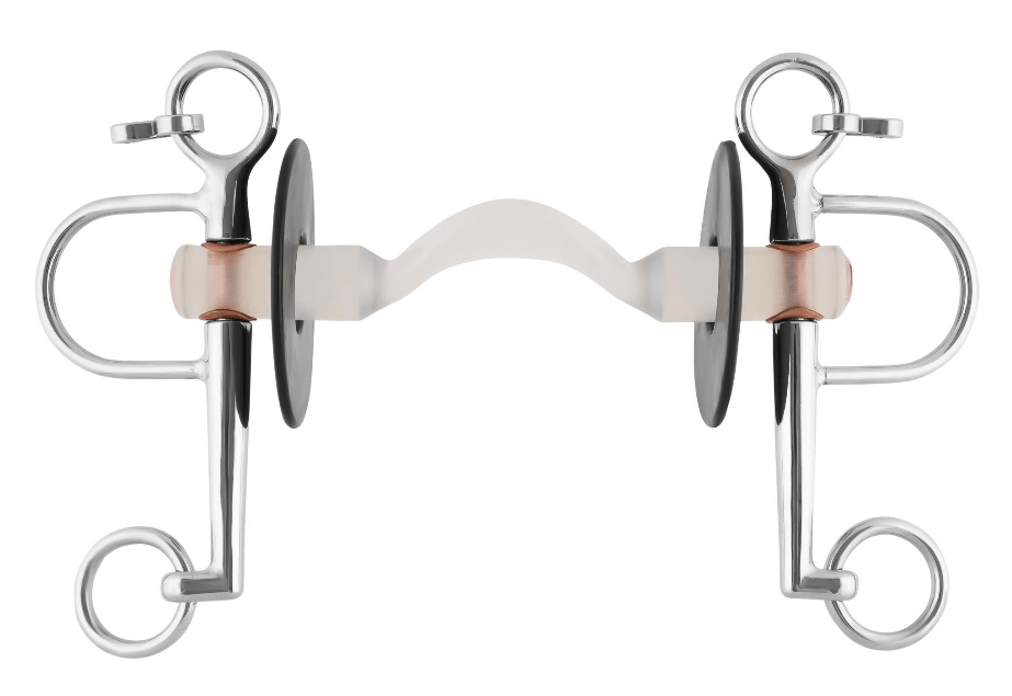 Nathe Pelham Hard Mullen Mouth / port & long cheeks Pelham - Maddelin Equestrian Nathe