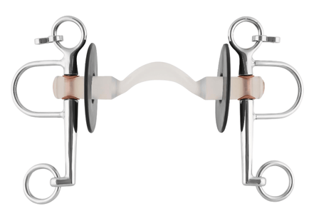 Nathe Pelham Hard Mullen Mouth / port & long cheeks Pelham - Maddelin Equestrian Nathe