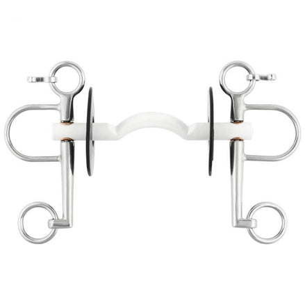 Nathe Pelham soft Mullen Mouth port long cheeks Pelham - Maddelin Equestrian Nathe