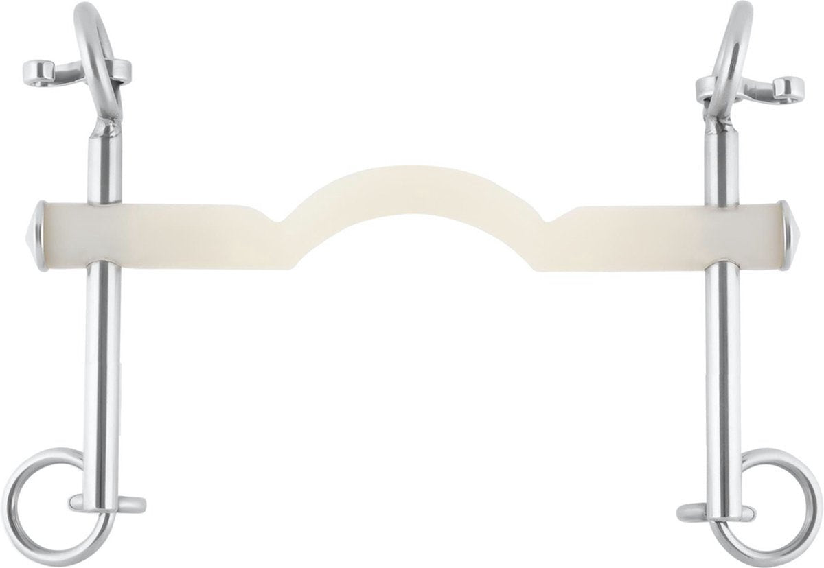 Nathe Stang W. Port - 15mm Dressuurstang - Maddelin Equestrian Nathe