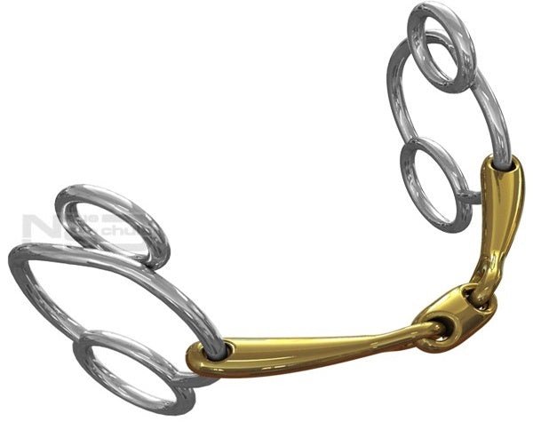 Neue Schule Pony Tranz Angled Lozenge Universal 10mm 120mm Testbit Test - Maddelin Equestrian Neue Schule