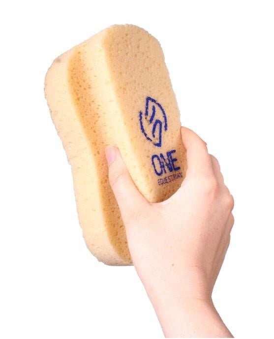 One Horse care sponge ‘grip’ Borstels & toebehoren - Maddelin Equestrian One