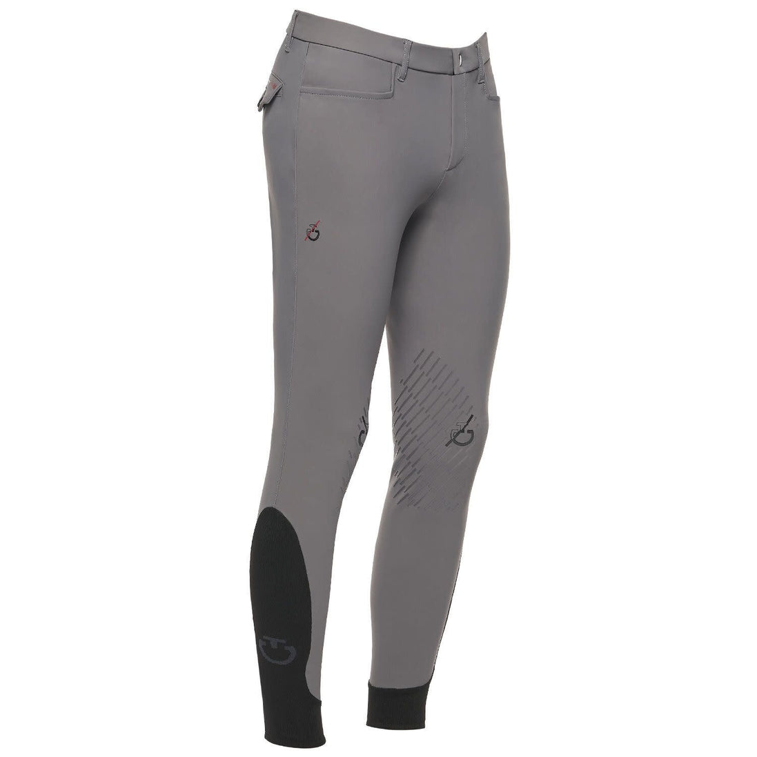 Cavalleria Toscana Dames Team Red Stripe Red Stripe Knee Grip Rijbroek