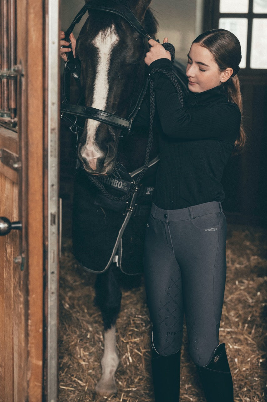 Pikeur Ceelina GripTec Full Grip Rijbroek Meisjes – detailfoto 6