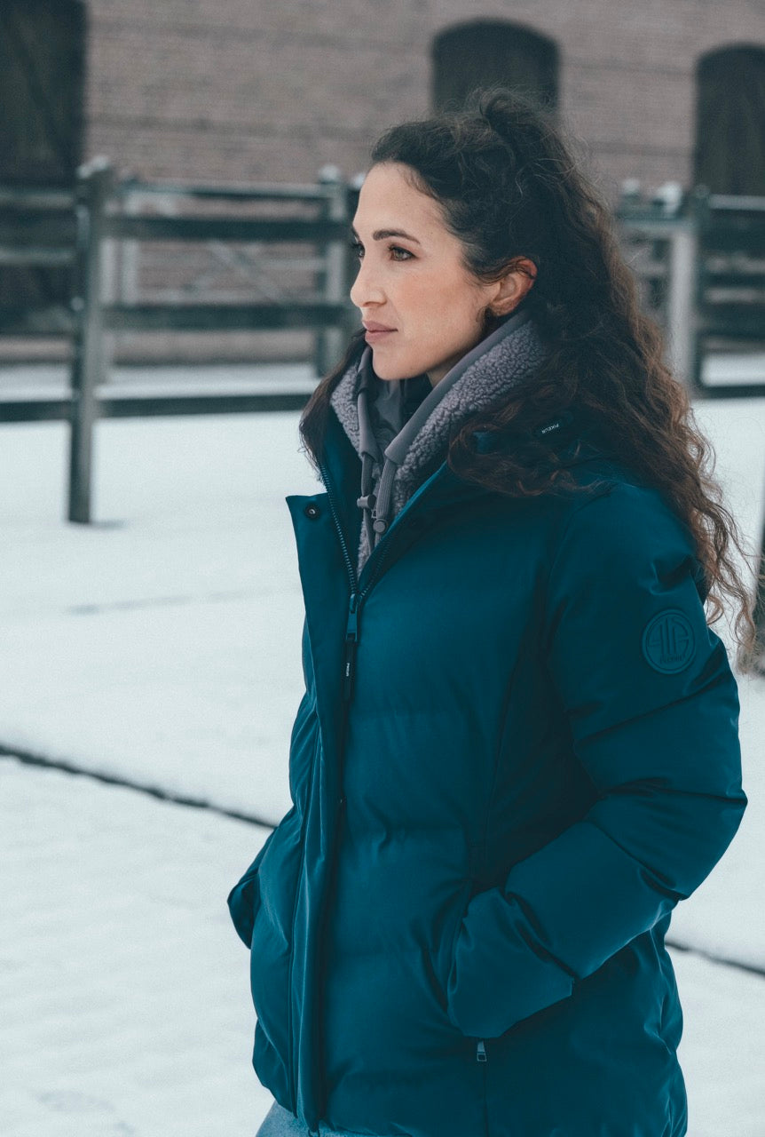 Pikeur Waterproof Quilted Jas Dames – detailfoto 8