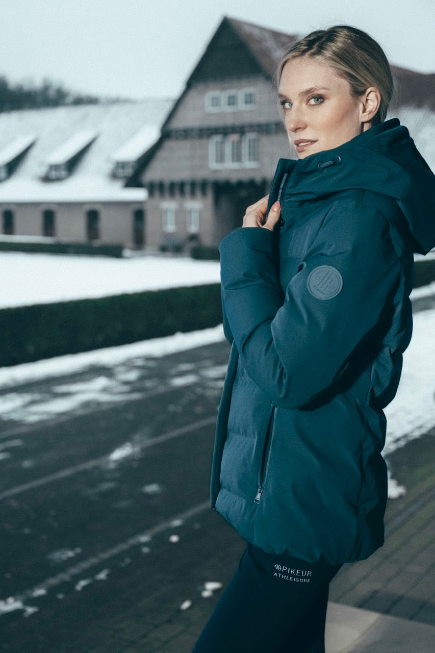 Pikeur Waterproof Quilted Jas Dames – detailfoto 9