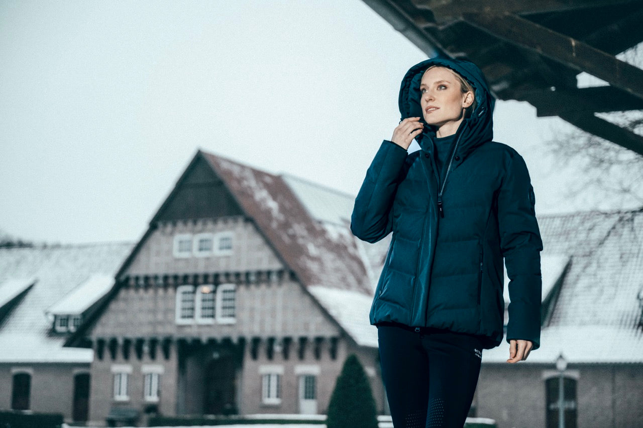 Pikeur Waterproof Quilted Jas Dames – detailfoto 10