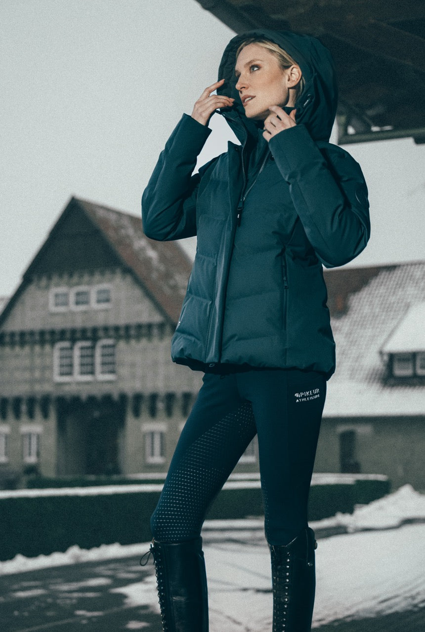 Pikeur Waterproof Quilted Jas Dames – detailfoto 7