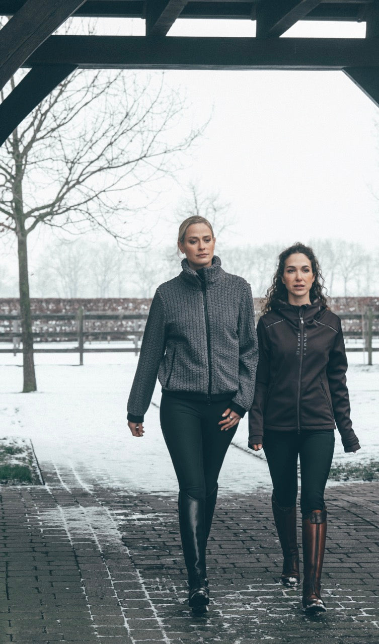 Pikeur Techvelvet Fleecejas Dames – detailfoto 7