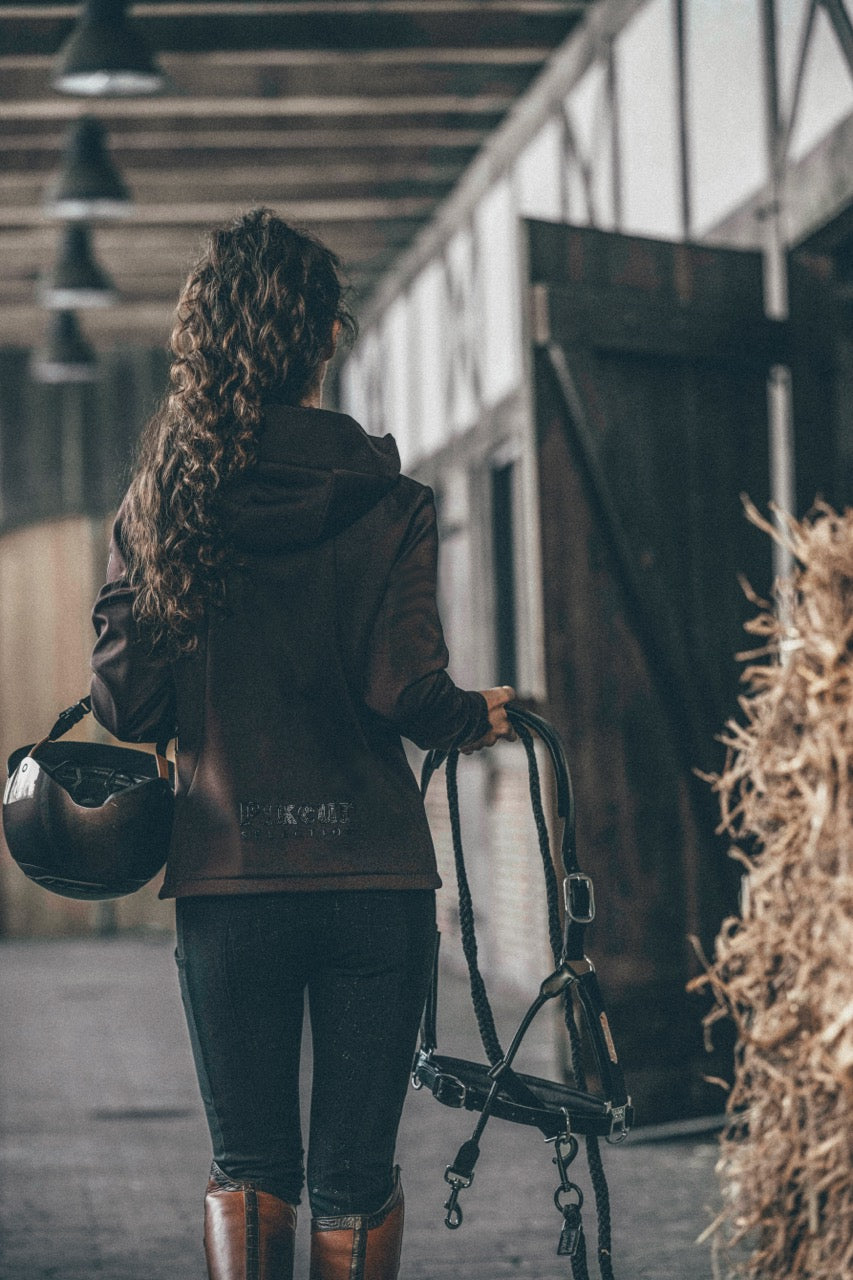 Pikeur Techvelvet Fleecejas Dames – detailfoto 9