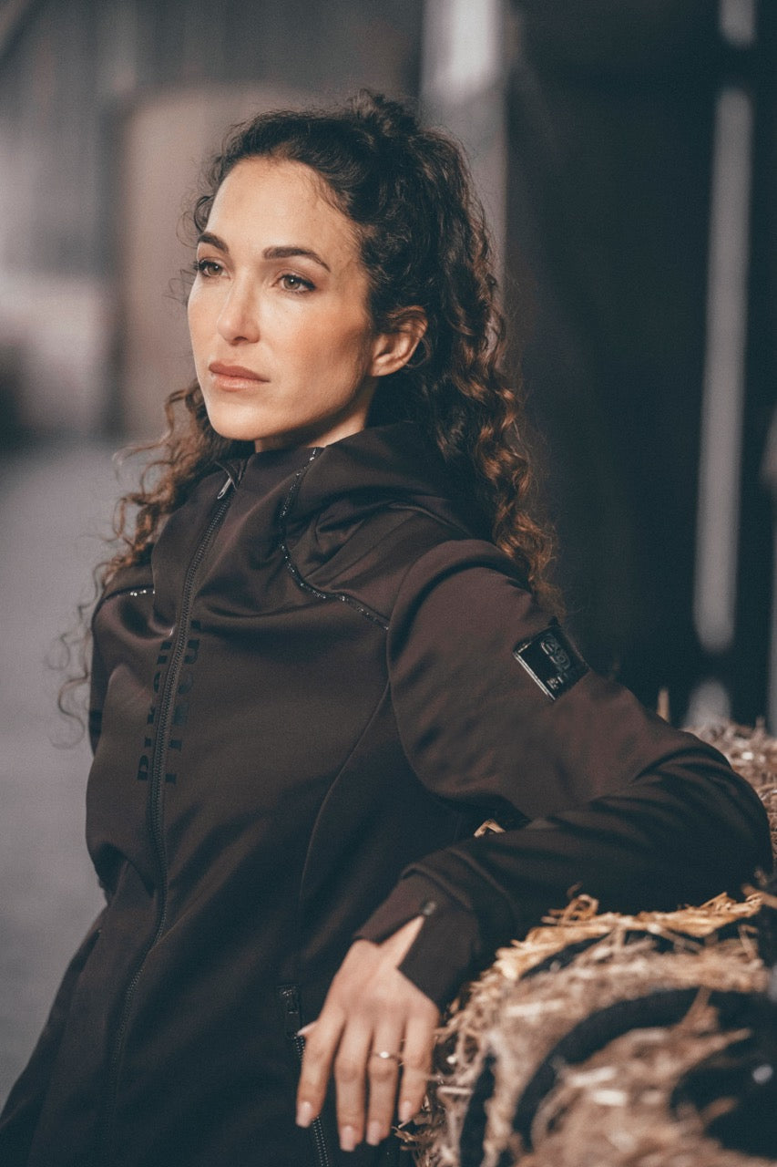 Pikeur Techvelvet Fleecejas Dames – detailfoto 10