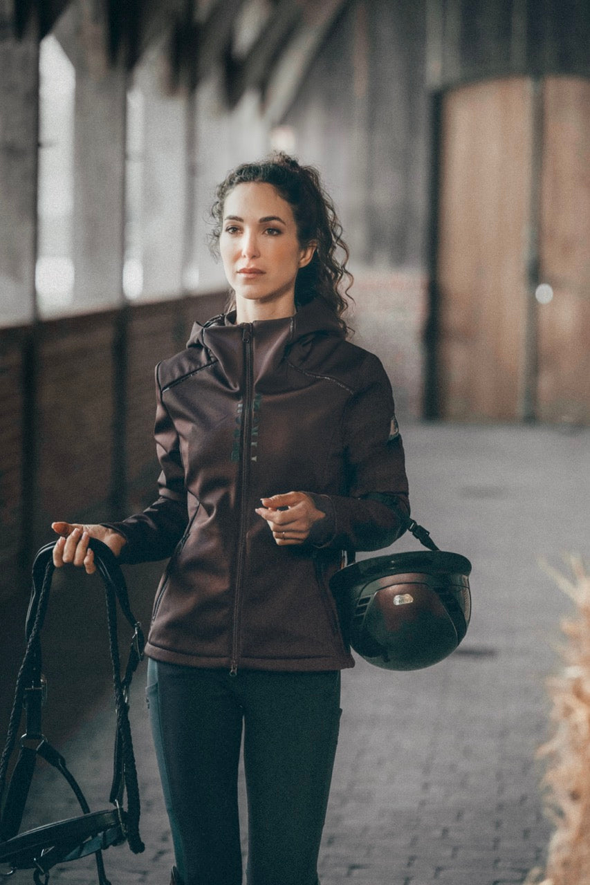Pikeur Techvelvet Fleecejas Dames – detailfoto 11