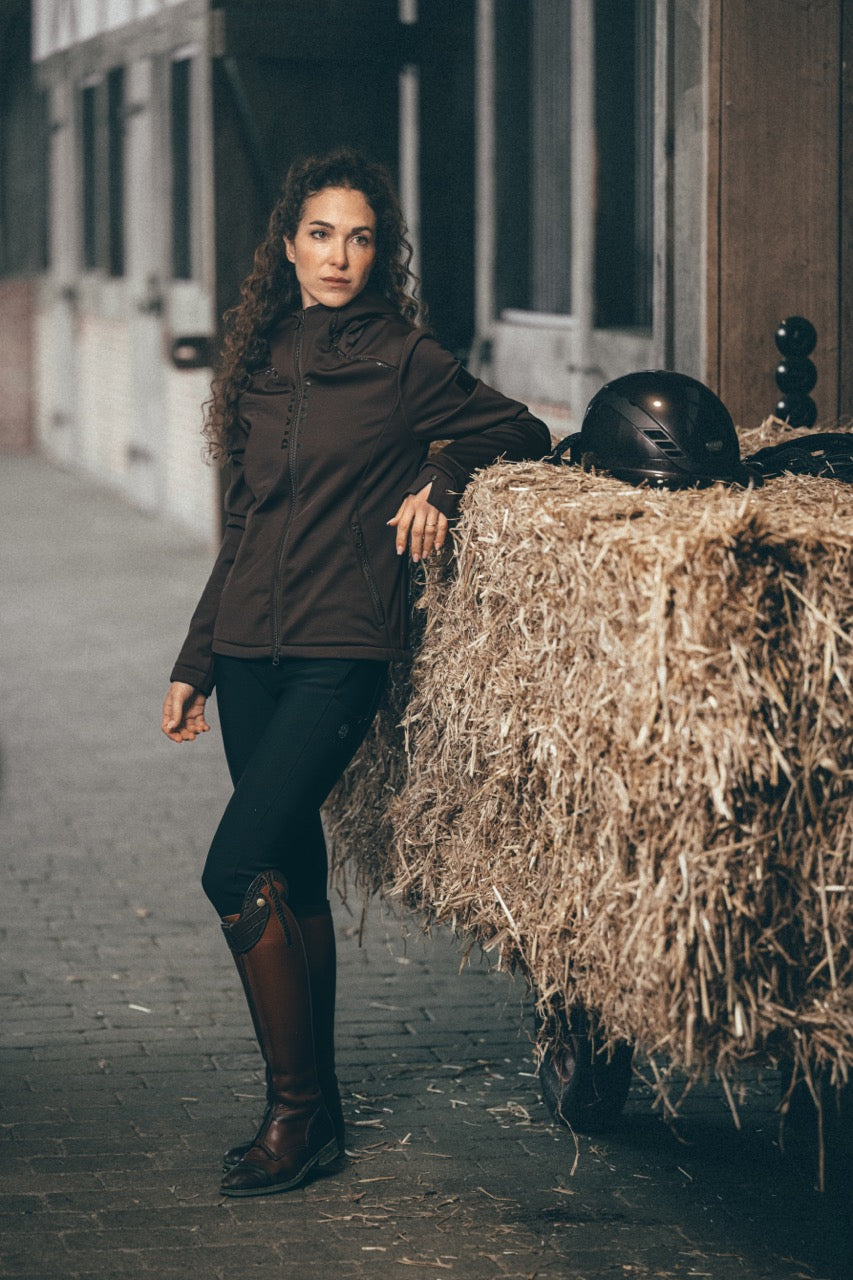 Pikeur Techvelvet Fleecejas Dames – detailfoto 8