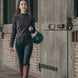 Pikeur Linnett Winter Softshell GripTec Full Grip Hoge Taille Rijbroek Dames – detailfoto 9