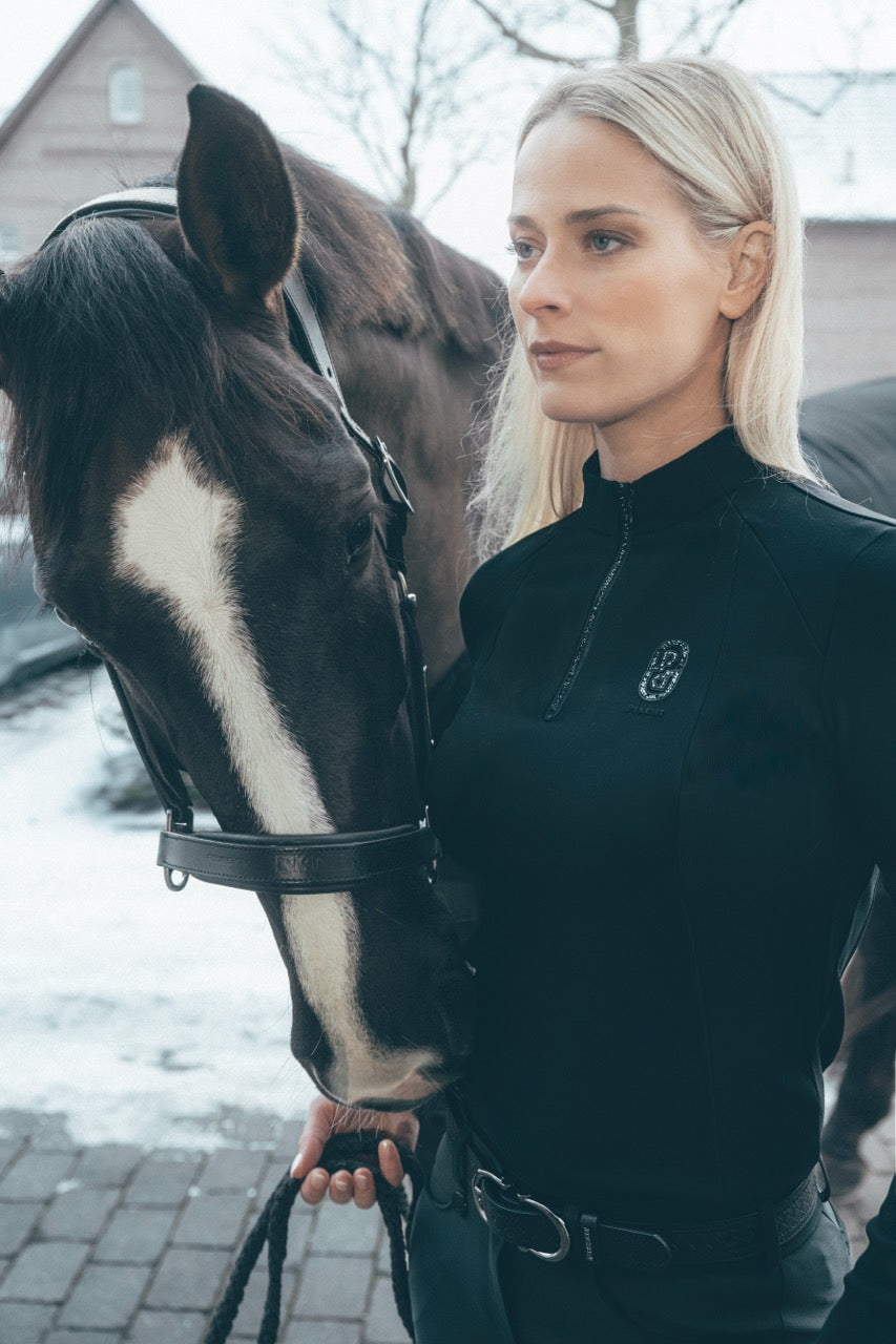 Pikeur Zip Rip Functioneel Shirt Dames – detailfoto 16