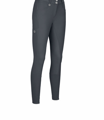 Pantalon d'équitation Pikeur Candela pour femme, en cuir, taille haute classique.