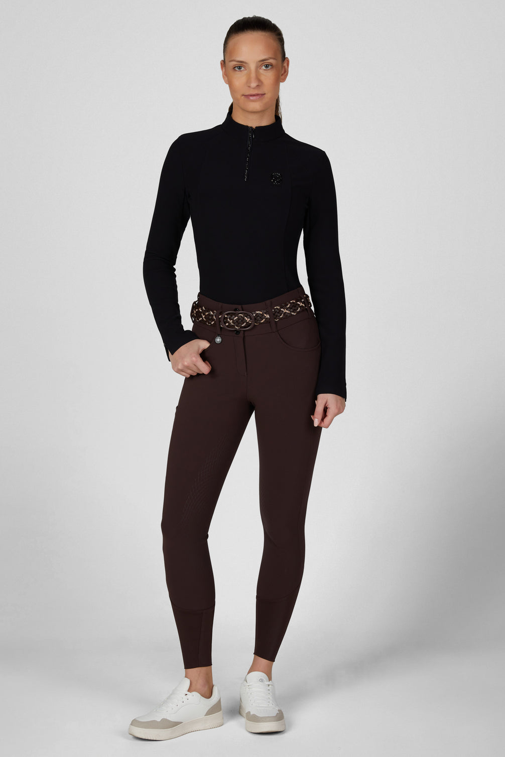 Pikeur Cantira Matrix Griptec Full Grip Hoge Taille Rijbroek Dames – detailfoto 5