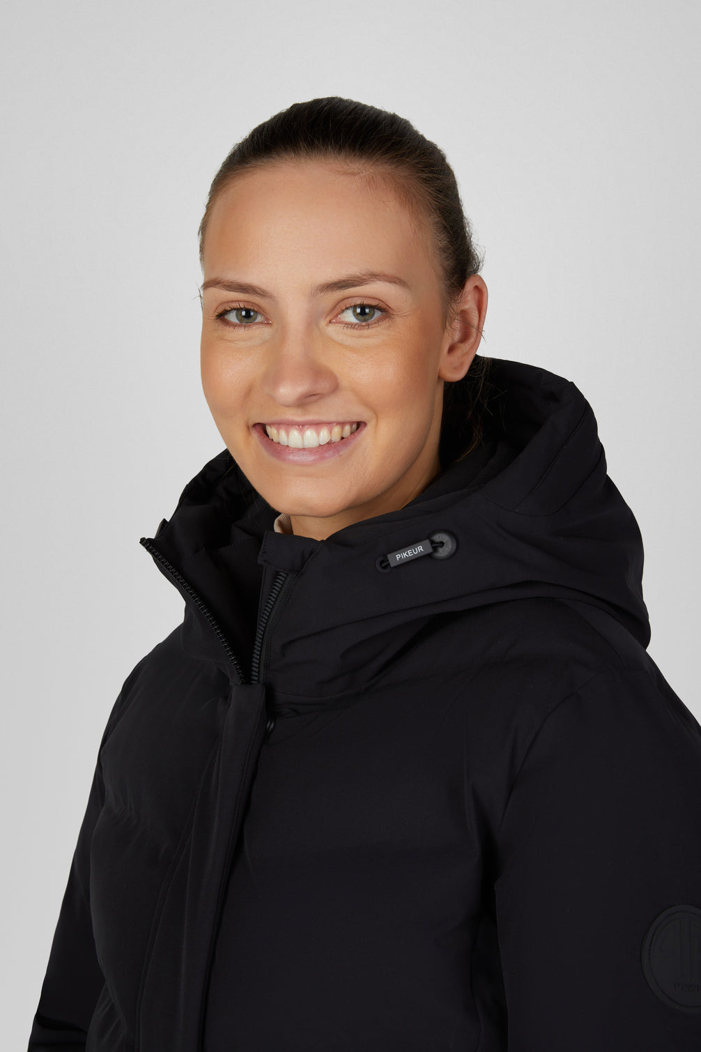 Pikeur Waterproof Quilted Jas Dames – detailfoto 5