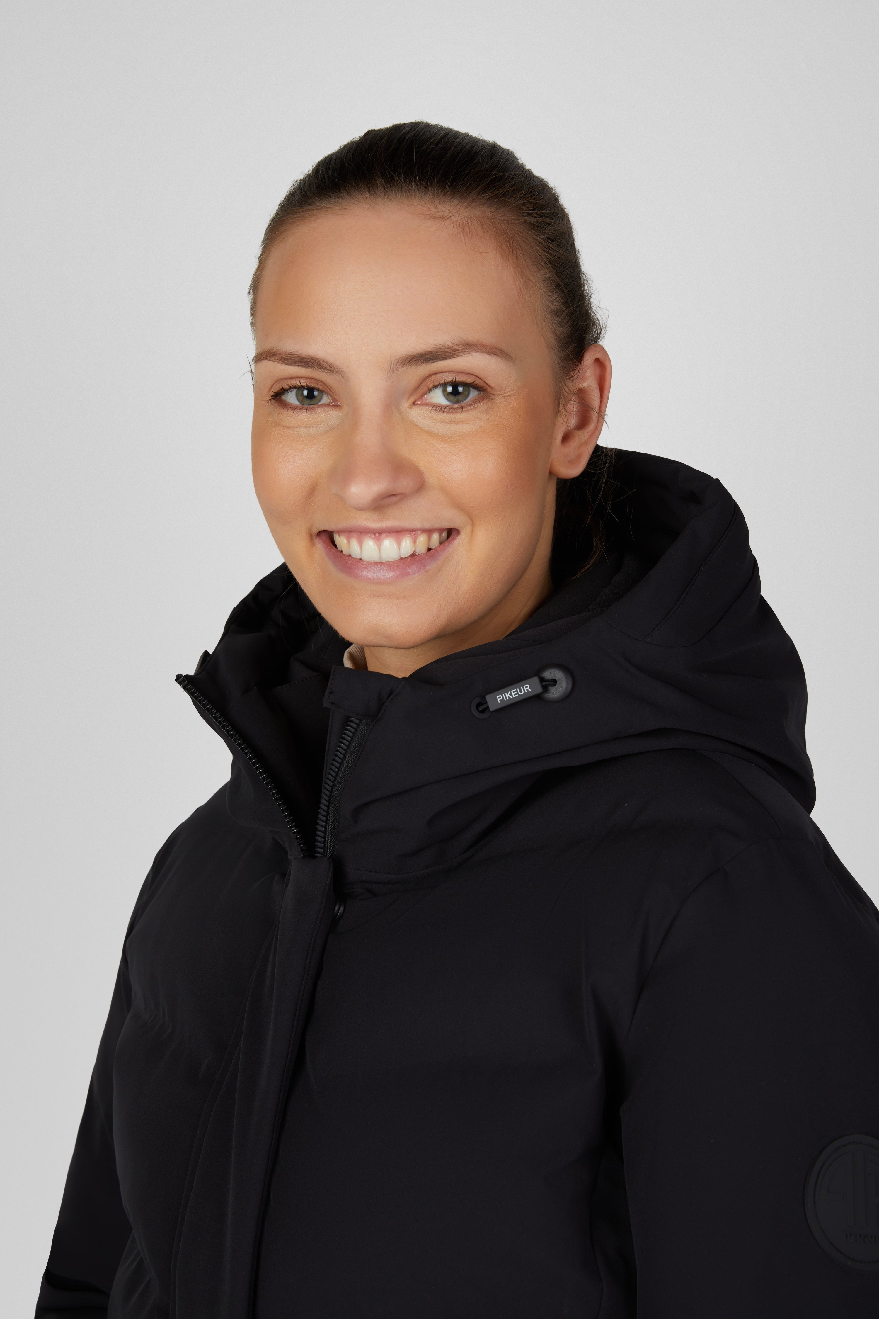 Pikeur Waterproof Quilted Jas Dames – detailfoto 5